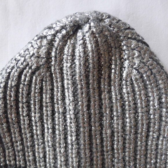 NWT Kaos Women’s OS Wool Mix Beanie Hat with Metallic Effect - Picture 4 of 12